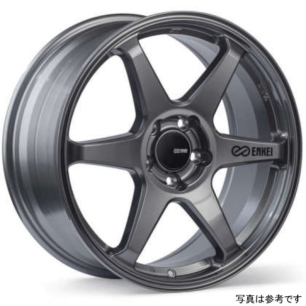 Enkei T6R 18x9.5 45mm Offset 5x100 Bolt Pattern 72.6 Bore Gloss Gunmetal Wheel