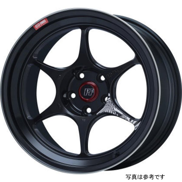 Enkei PF06 18x9.5 5x114.3 27mm Offset 75mm Bore Black Machined