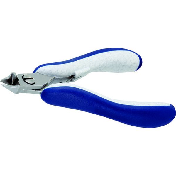 idealtek ESD精密ニッパ 先細リリーブ形 フルフラッシュ刃 120mm