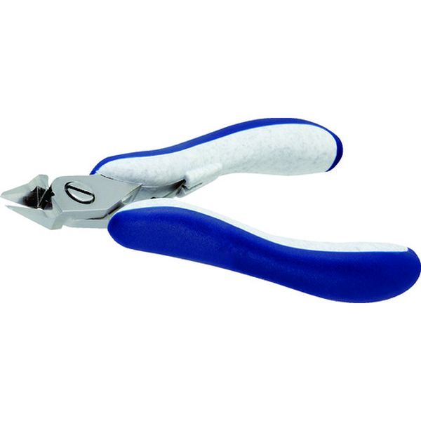 idealtek ESD精密ニッパ 先細リリーブ形 大 フルフラッシュ刃 120mm