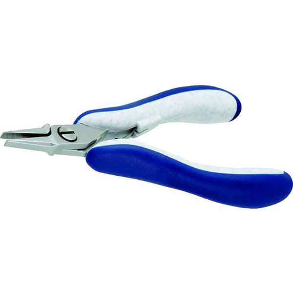 idealtek ESD精密プライヤー 直爪・平 130mm ギザ付