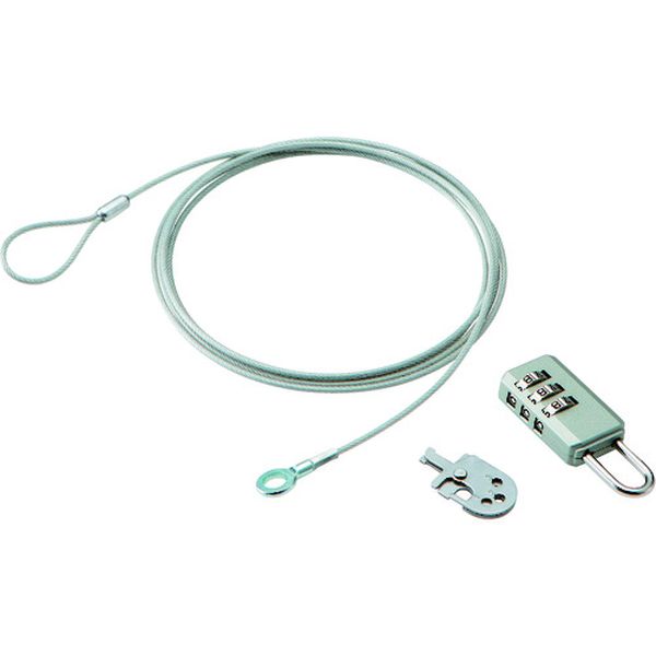 ノートパソコン＆マウスセキュリティロック(ダイヤル式南京錠)