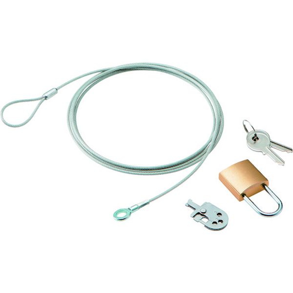 ノートパソコン＆マウスセキュリティロック(南京錠)