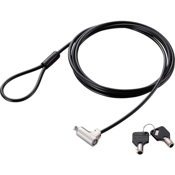 セキュリティワイヤー シリンダー錠 シリンダーサイズ直径12mm