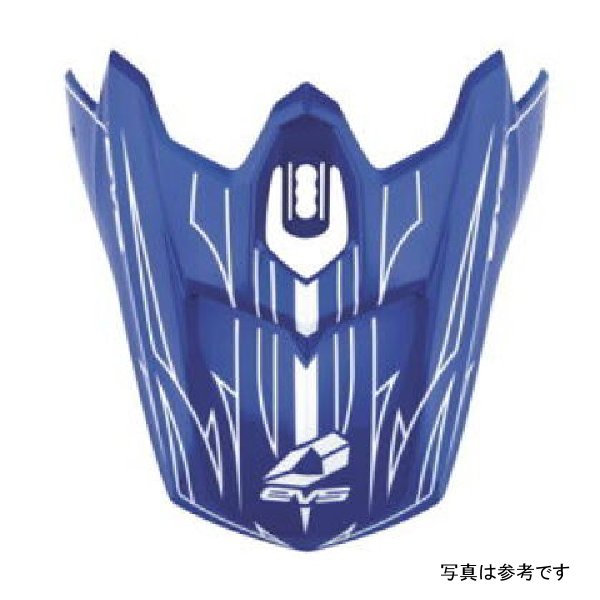 EVS T3 Pinner Visor - ブルー/ホワイト