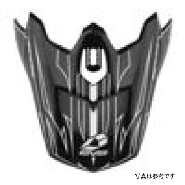 EVS T3 Pinner Visor - マットブラック/ホワイト