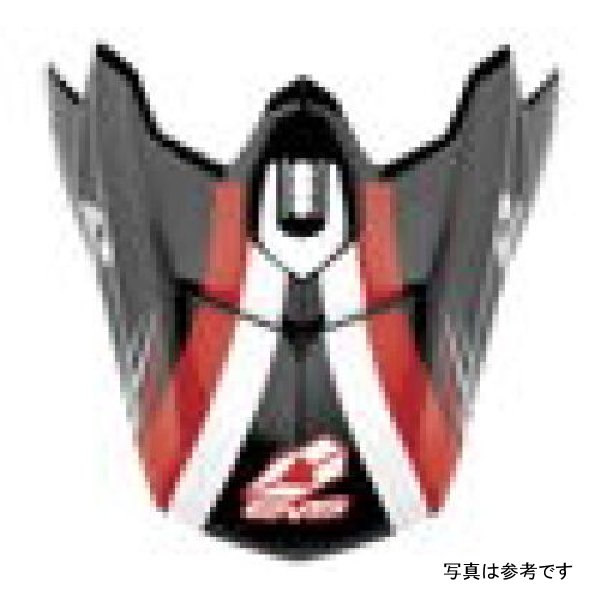 EVS T3 Works Visor ブラック/ホワイト/Red