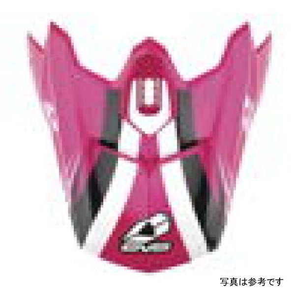 EVS T3 Works Visor - ピンク/ホワイト/ブラック