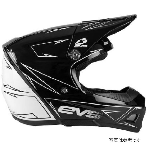EVS T3 Pinner Helmet 50-50 ブラック/ホワイト Youth Mサイズ