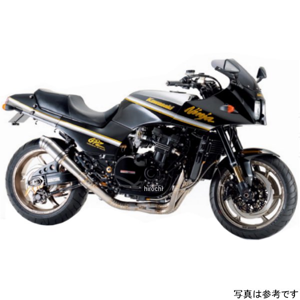 ナイトロレーシング 4in1ウェルドクラフト チタン3D EXマフラー φ85 ストレイトチタン 420mm V1 GPZ900R、GPZ750R
