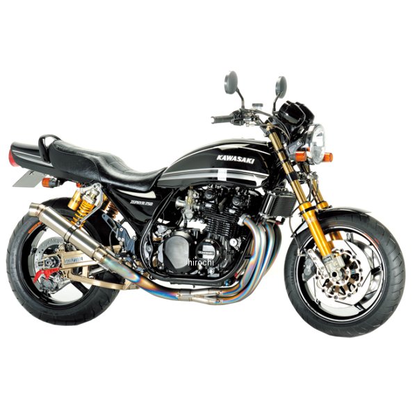 ナイトロレーシング 4in1手曲げチタンEXマフラー φ85 ストレイトチタン 420mm V3 ゼファー750