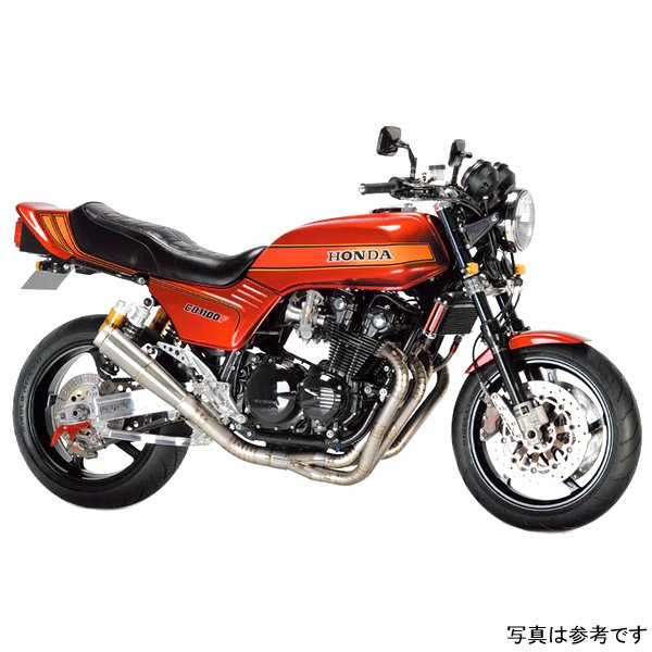 ナイトロレーシング 4in1ウェルドクラフト チタン3D EXマフラー コニカルチタン 300mm V3 CB1100F、CB900F、CB750F