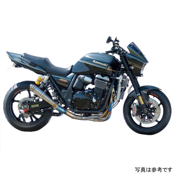 ナイトロレーシング 4in1機械曲げチタンEXマフラー UPタイプ コニカルチタン 300mm V3 ZRX1200ダエグ