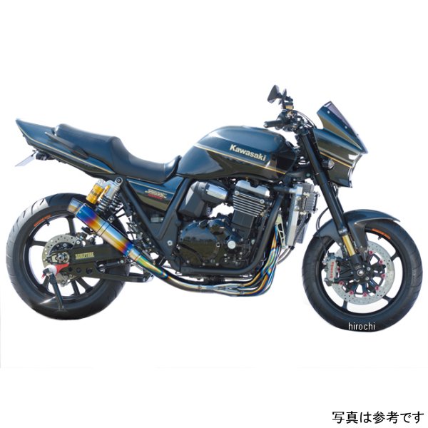 ナイトロレーシング 4in1機械曲げチタンEXマフラー UPタイプ HP φ85 ストレイトチタン 320mm V1 ZRX1200ダエグ