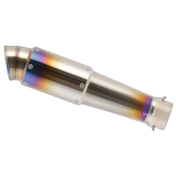 ナイトロレーシング HP グレネードチタンサイレンサー V-Ⅱ 300mm 差込口径φ60.5マフラー対応 汎用