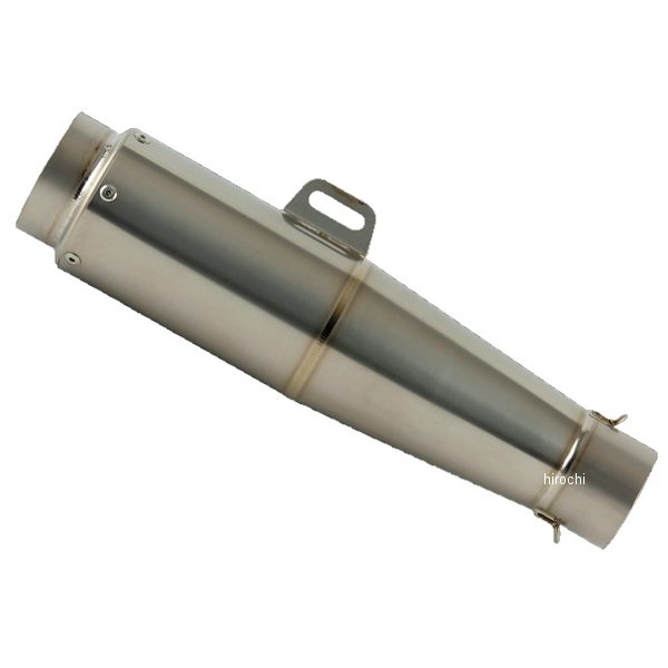 ナイトロレーシング ハーフポリッシュ コニカルチタンサイレンサー V-Ⅰ 300mm 差込口径φ60.5マフラー対応 汎用