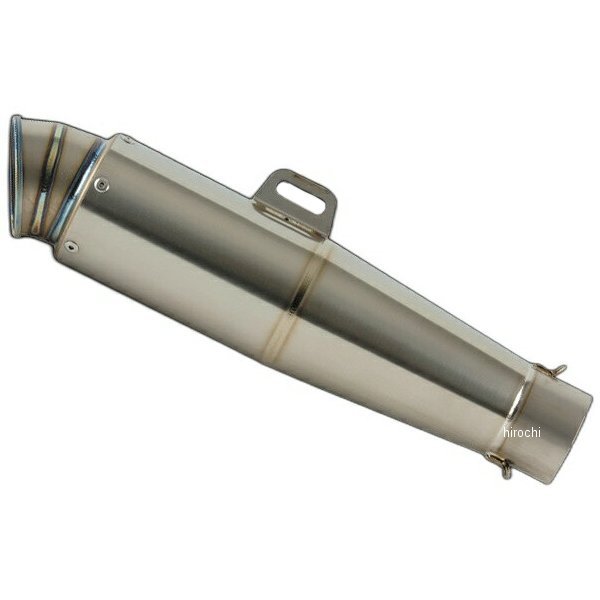 ナイトロレーシング ハーフポリッシュ コニカルチタンサイレンサー V-Ⅱ 300mm 差込口径φ60.5マフラー対応 汎用