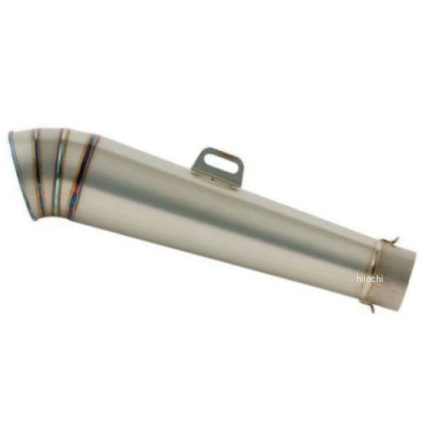 ナイトロレーシング ハーフポリッシュ コニカルチタンサイレンサー V-Ⅲ 300mm 差込口径φ60.5マフラー対応 汎用