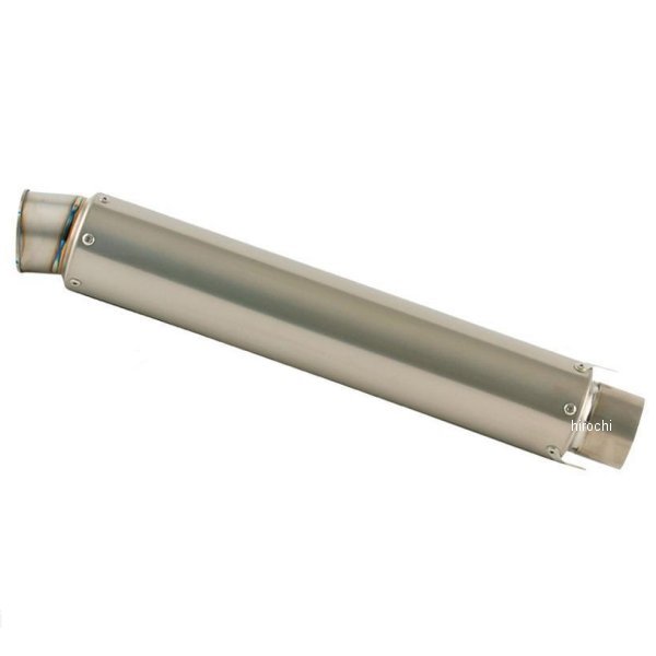 ナイトロレーシング ハーフポリッシュ ストレートチタンサイレンサー V-Ⅰ 420mm 差込口径φ60.5マフラー対応 汎用