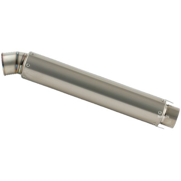 ナイトロレーシング ハーフポリッシュ ストレートチタンサイレンサー V-Ⅱ 420mm 差込口径φ60.5マフラー対応 汎用