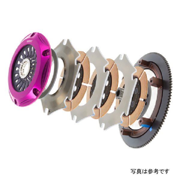 2004-2014 スバル Impreza WRX STI H4 Hyper Triple Cerametallic クラッチ Rigid Disc プルタイプ