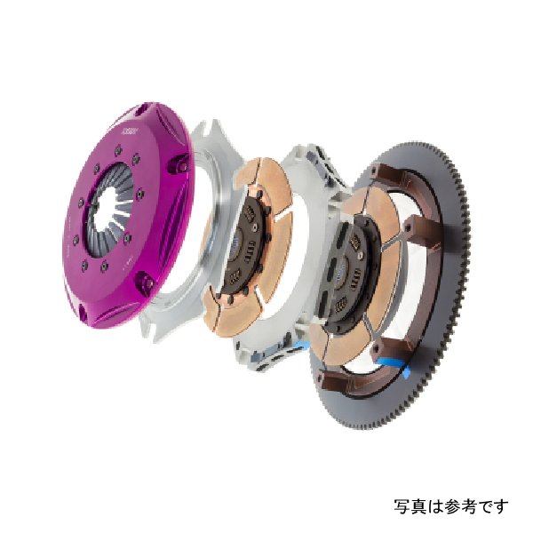 2006-2006 Saab 9-2X Aero H4 Hyper Twin Cerametallic クラッチ Sprung Center Disc Push Type Cover