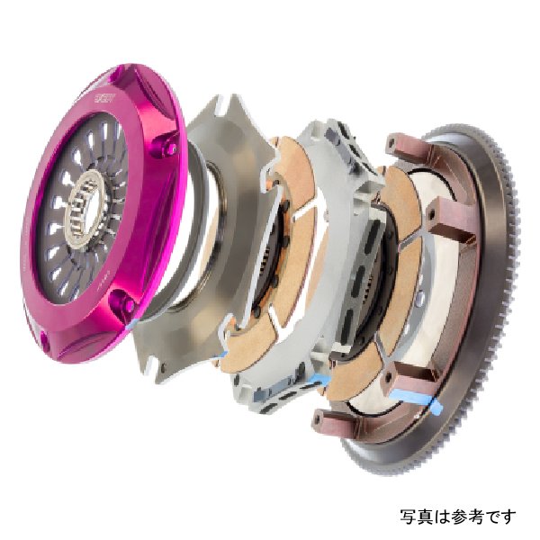 1996-2006 ミツビシ Lancer Evolution L4 Hyper Twin Cerametallic クラッチ Sprung