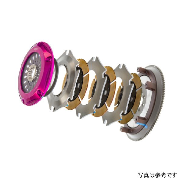 2008-2015 ミツビシ Lancer Evolution GSR L4 Hyper Triple Cerametallic クラッチ Rigid Disc