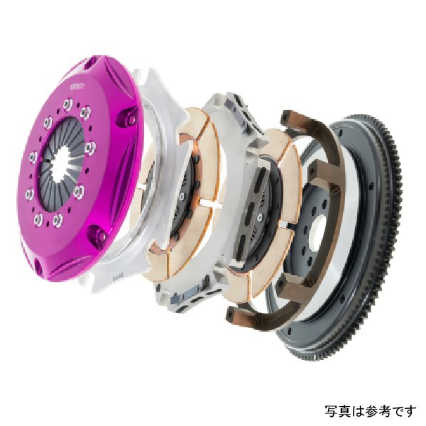 1989-1994 ニッサン 240SX Hyper Twin Cerametallic クラッチ Sprung Center Disc Push Type Cover