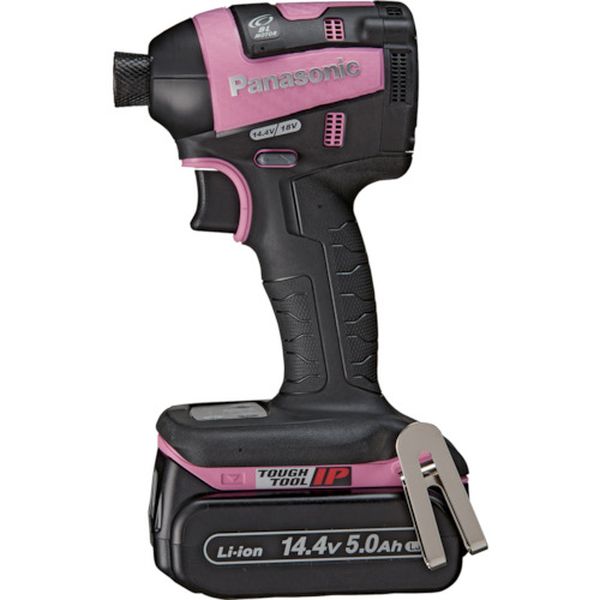 デュアル 充電インパクトドライバーピンク 14.4V5.0Ahセット