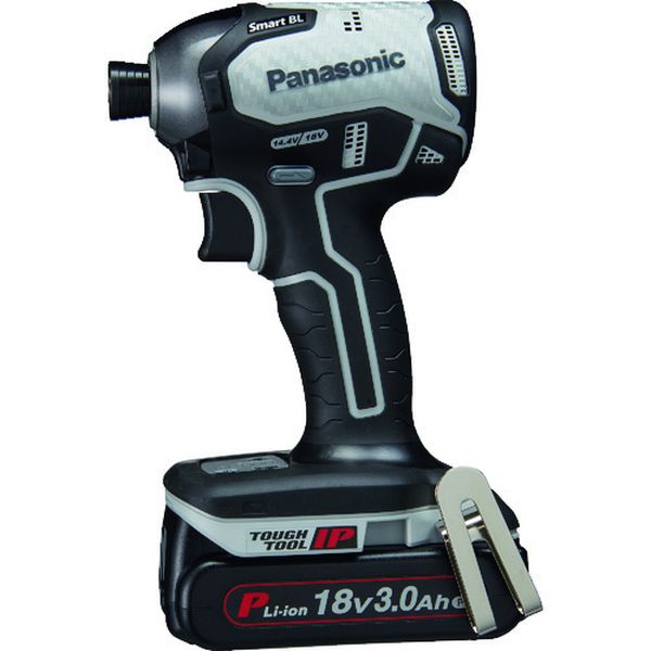 Panasonic デュアル インパクトドライバー 18V 3.0Ahセット グレー