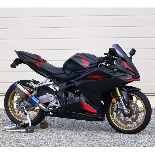 フルエキゾースト SS-OVAL ショートライン JMCA認証 20年-22年 CBR250RR 焼き色チタン