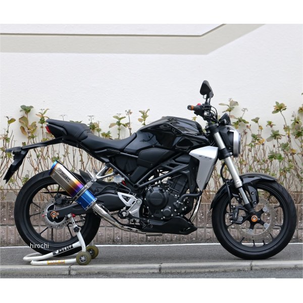 フルエキゾースト SS-OVAL SUSポリッシュ JMCA認証 18年21年 CB250R 焼き色チタン