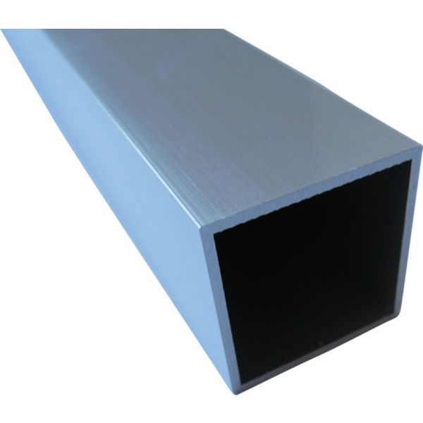 アルミ角パイプ 50X50X2.0 シルバー艶消し 1m