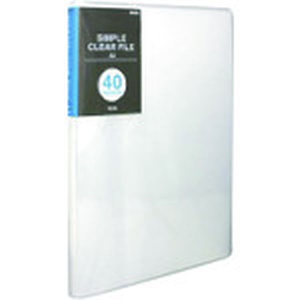 FC240SCCL  98197)シンプルクリアファイル40P クリア