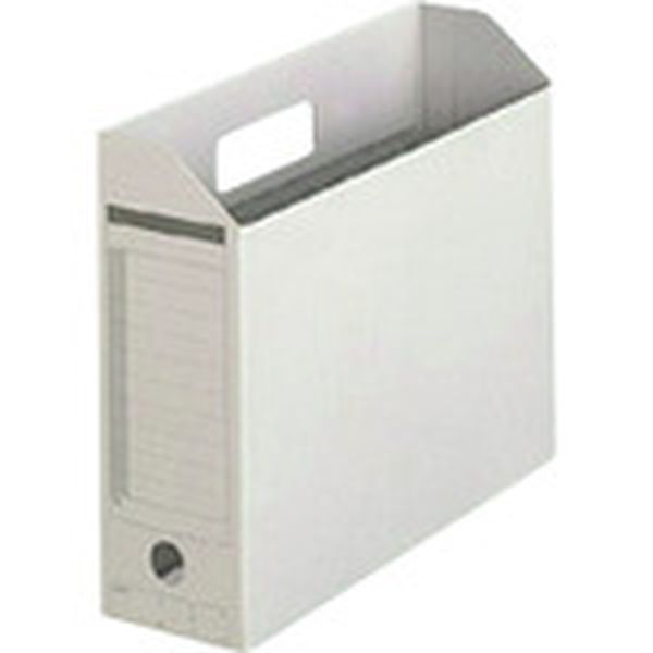 FL051BFGY10  879782)ボックスファイル A4E グレー 10個