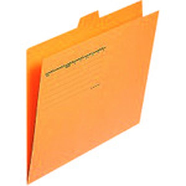 FL065IFYL  87387)カットフォルダー 5山  A4 黄