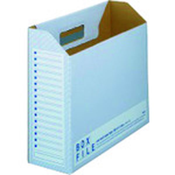 FL099BFBL  553988)ボックスファイル  A4E 青 10冊