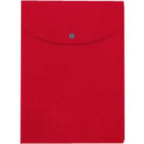 FL120CHRE 197-2313  88272)ポケット付エンベロープ 縦型マチ付 赤