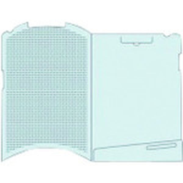 FL130CHBL 196-4528  89481)クリップインボードホルダー  青