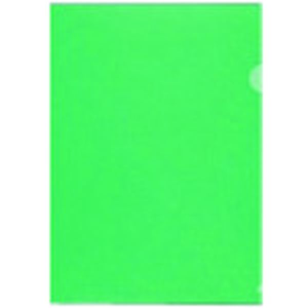 FL184HOGR  80162)高透明カラークリアホルダ 10P GR