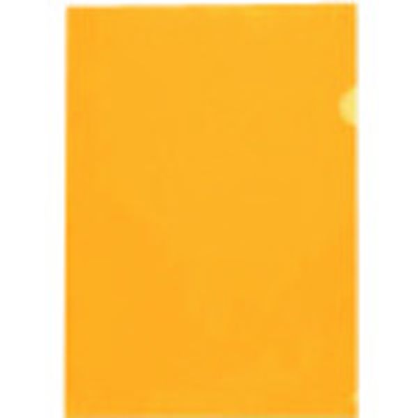 FL184HOOR  80167)高透明カラークリアホルダ 10P OR