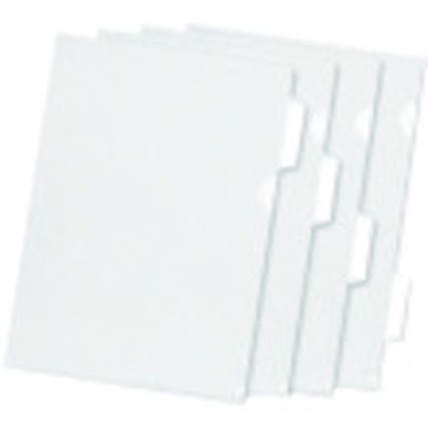 FL204HO 196-4614  88068)インデックス付クリアホルダー4山