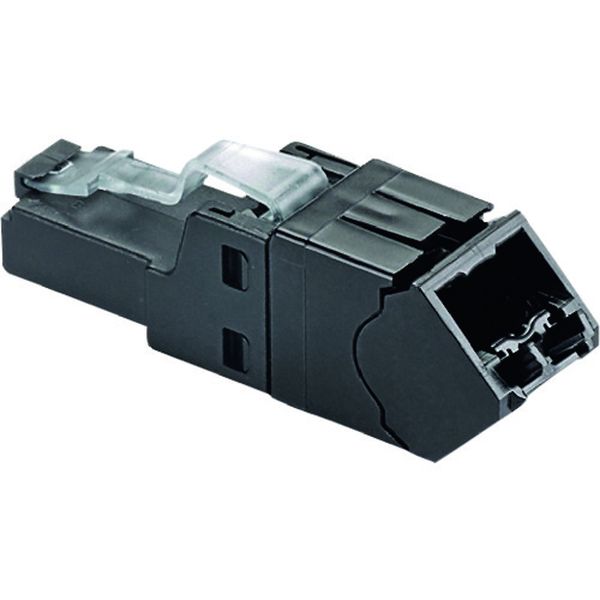 LANコネクタ CAT6A 簡単成端モジュラープラグアングルタイプ FPUD6X88M