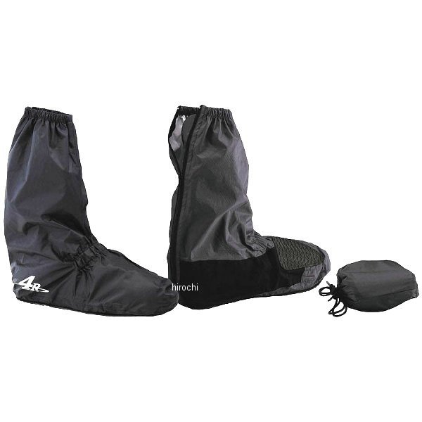 4R レインブーツカバー Sサイズ 黒