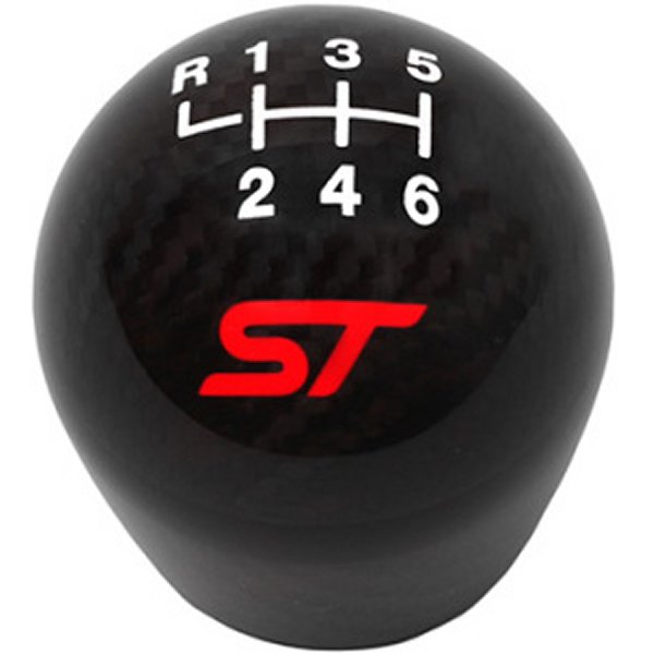 Focus ST ブラック カーボンファイバー シフトノブ 6 Speed