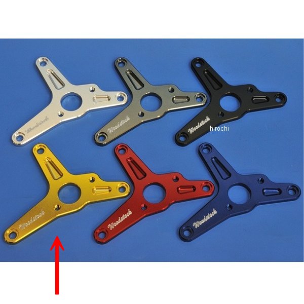 フロントスプロケットカバー 90年以降 NSR250R ゴールド