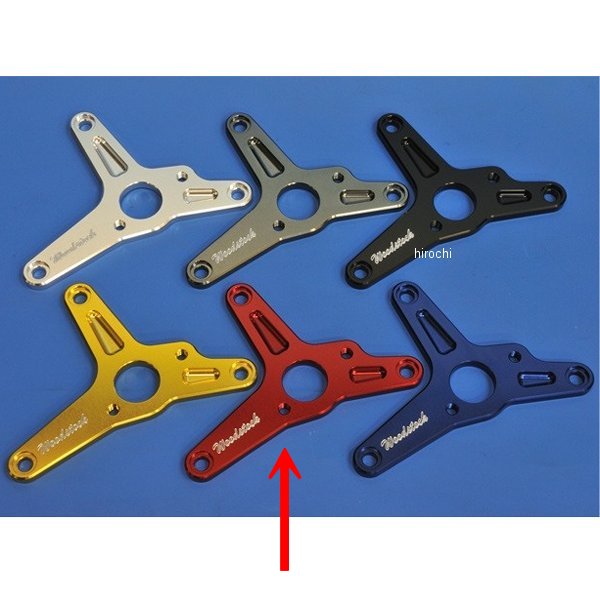 フロントスプロケットカバー 90年以降 NSR250R 赤