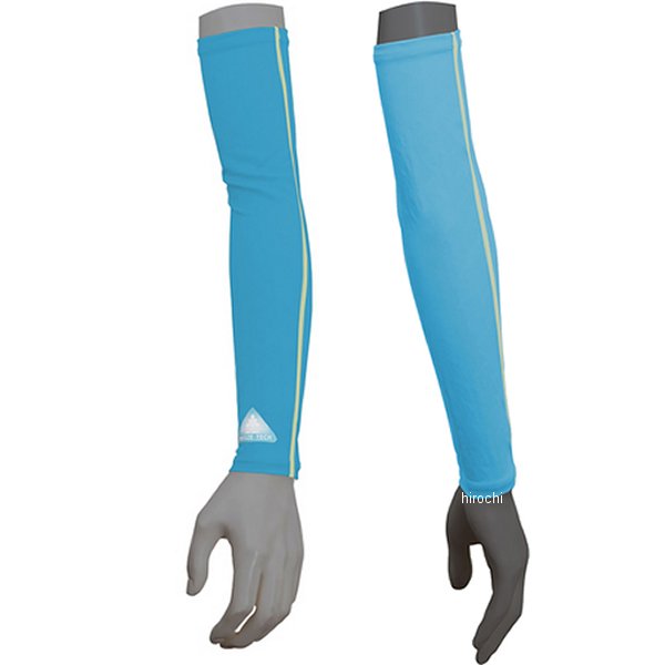 冷感アームカバー 両腕用 青