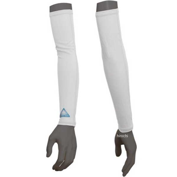 冷感アームカバー 両腕用 白